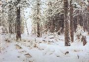 Ivan Shishkin Winter oil painting artist